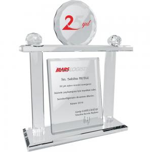 Kristal Plaket ( 18 x 24 cm )