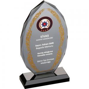 Kristal Plaket ( 12 x 20 cm )