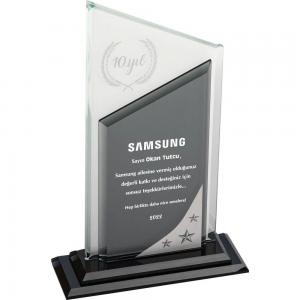 Kristal Plaket ( 15 x 25 cm )