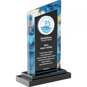 Kristal Plaket ( 15 x 25 cm )