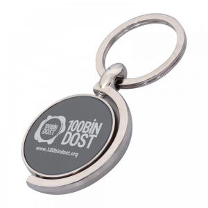 Geren Çift Yön Metal Döner Anahtarlık