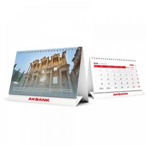 (tarihi Yerler) Üçgen Masa Takvimi