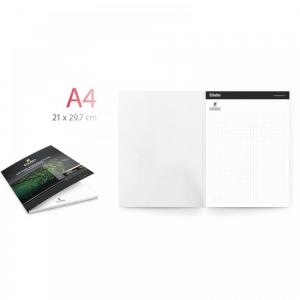 Kapak Geçmeli Yana Açılır A4 Bloknot