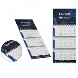 Mukavva Sıvama Aynalı Gemici Takvimi